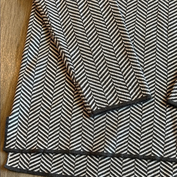 Calvin Klein Monochrome Chevron Cowl Neck Sweater - Picture 3 of 8